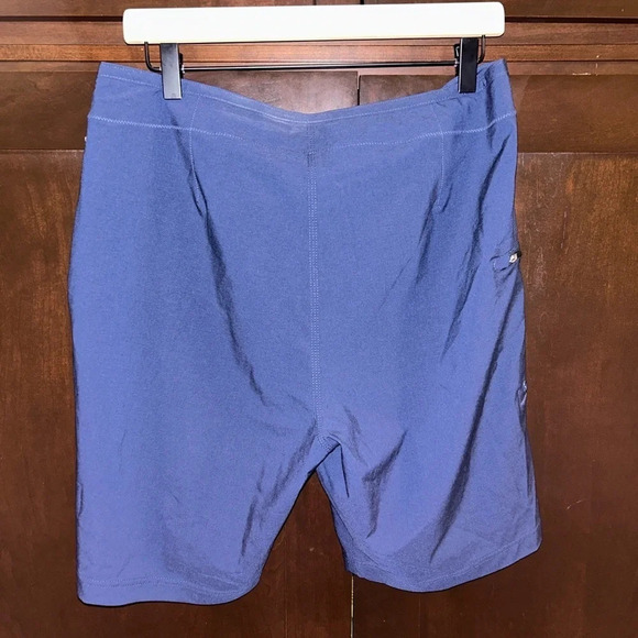 PrAna Lace Up Swim Trunks Navy Blue Men’s 33 Beach Vacation - Picture 3 of 4